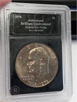 OF) Uncirculated 1976 Ike dollar