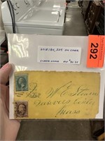 #184 209 ON COVER SCARCE STAMPS ON ENVELOPE