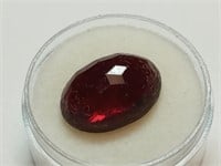 OF) 14.29 carat red gemstone