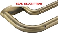 $44  Antique Bronze Double Rods  48-84 Adjustable