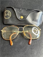 Vintage glasses with case
