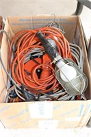 Assorted Electrical Cords & Treble Lights