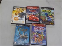 5 Play Station 2 games
