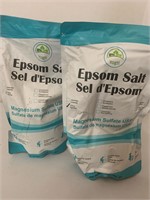 Lot Of 2 Yogti Epsom Salt 2 Lb