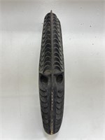Vintage carved wood African Mask