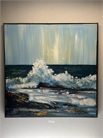 WAVES PAINTING...ARTIST - PARKER