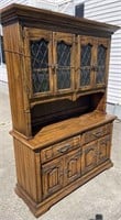 China cabinet, 2 piece, Singer Furniture Co.