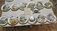 (12)  "The Country Year" Collectible Plates
