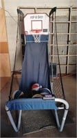 Electronic POP-A-SHOT with basketballs