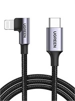 UGREEN USB C to Lightning Cable Right Angle 90