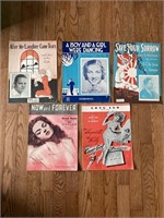 Vintage sheet music lot Rita Hayworth Jane