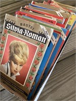 E2) Vintage German magazine lot of 36-some wear &