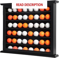 $46  48ball Golf Display Case  Wall Mount - Black