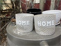 “HOME” Plant Pot