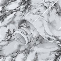$48  Marble Contact Paper 35.4x197  Black/White