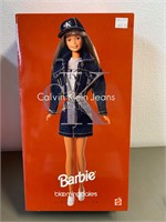 NIB Calvin Klein Jeans Barbie Doll Bloomingdale's