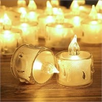 24Pack Flameless Tea Lights Candles