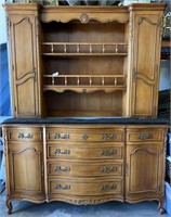 GORGEOUS HUTCH WITH TONS OF DETAIL AND DOVETAIL
