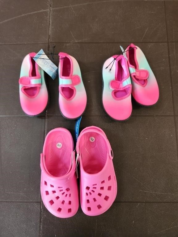 (3) Girls Toddler Shoes 9/10