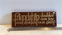 Friendship sign