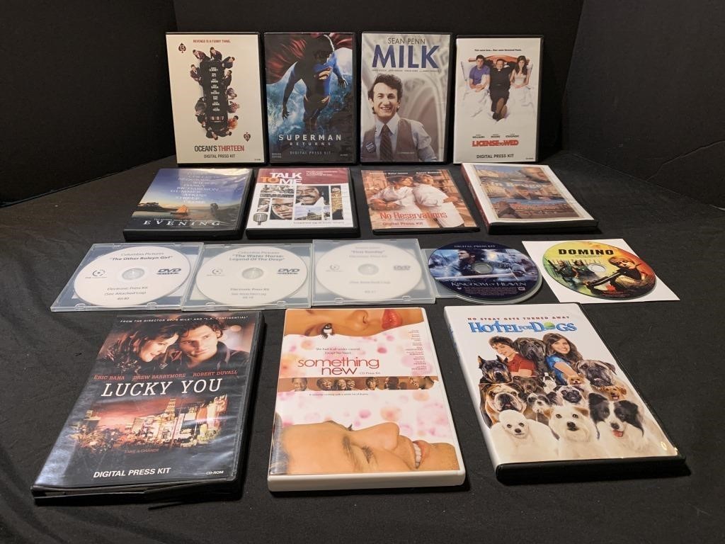 Movie promos electronic press kits (box)