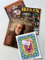 VINTAGE ROLLING STONE AND RELIX MAGAZINES