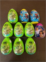(10) Eggs Filled w/ Candy- Star Wars, Marvel