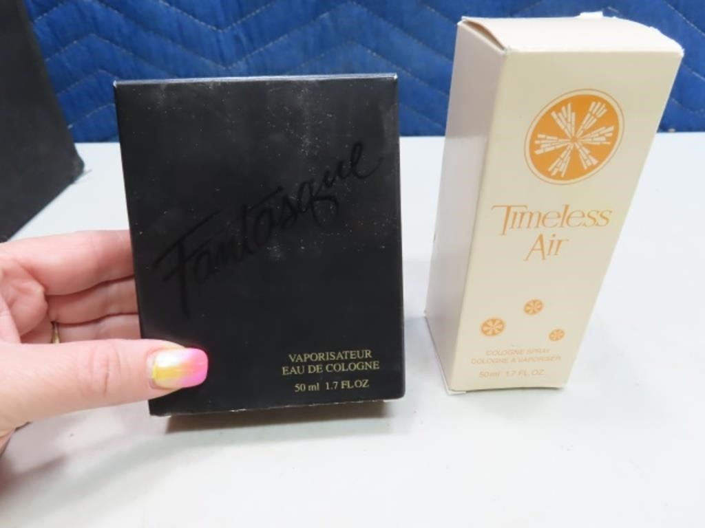 (2) unused Vintage Bottles Perfume Fantasque/Air