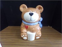Teddy bear cookie jar