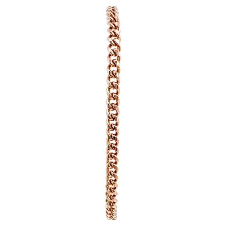 LUXE Curb Link Bracelet 18k Yellow Gold