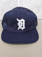 F1) Vintage Detroit Tigers Mesh Hat, Used, Good