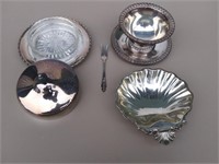 F1) Lot of Silverplate Serving Ware