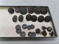 Lot Antique Military Buttons