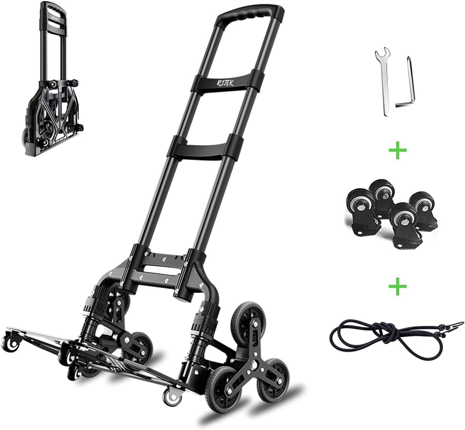 $64  RJTEK Hand Truck 180 lbs Stair Climber Cart