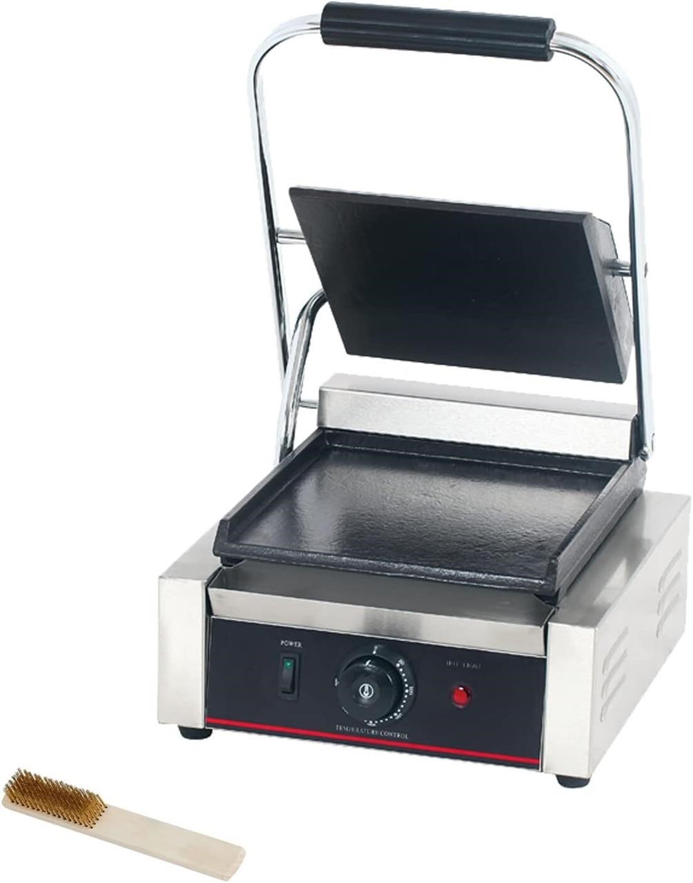$278  Panini Press  Single Smooth Grill Machine