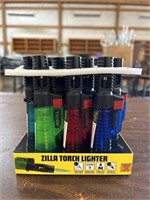 10 Pk. Zilla Torch Lighters NEW