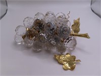 SWAROVSKI Crystal 6" Glass GRAPES Sculpture