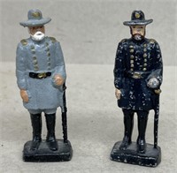 General Grant and General Lee cast aluminum