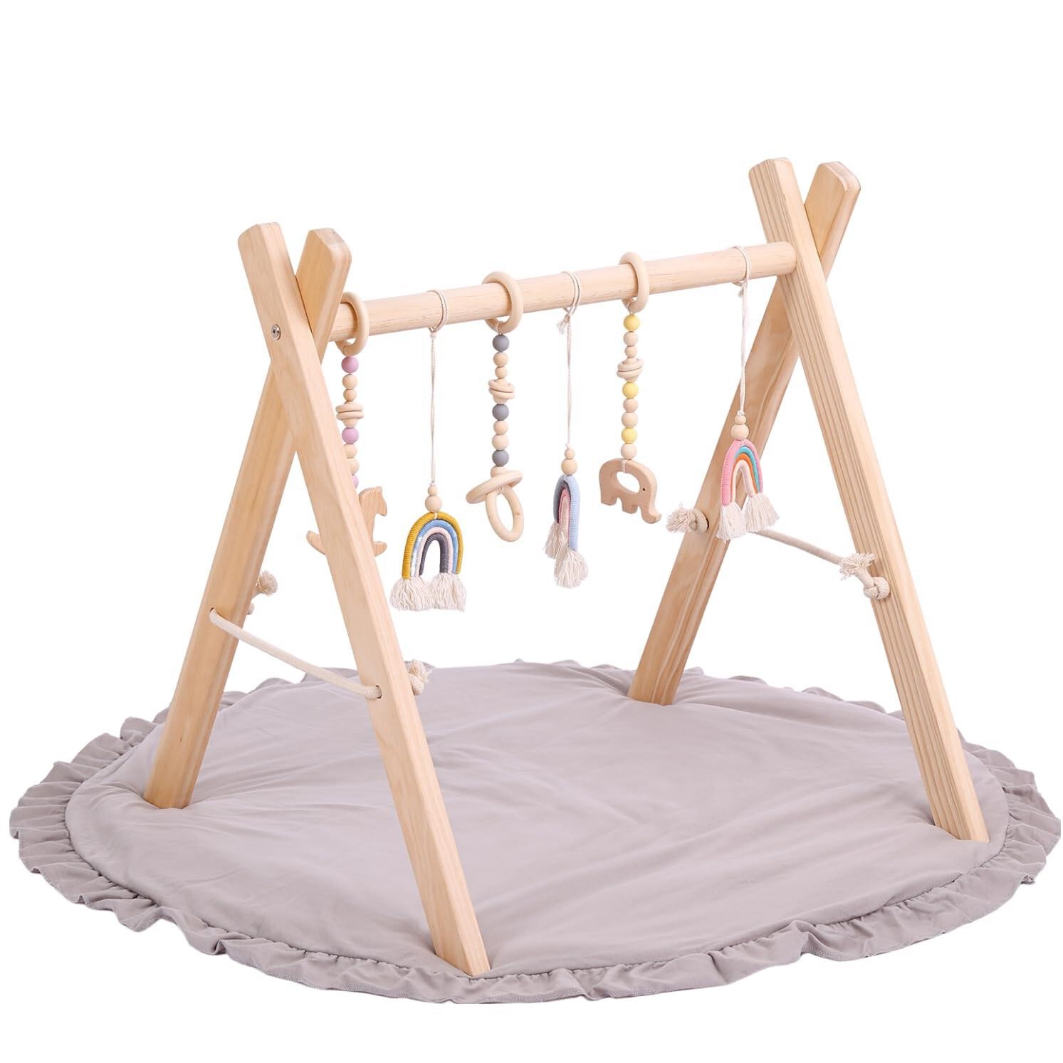 Smilebaby Baby Play Gym with Mat, Baby Play Mat Ac