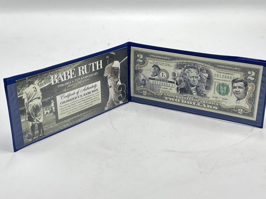 Babe Ruth 75th anniversary commemorative $2