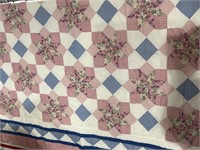 Pink Patterned Quilt