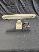 Vintage metal office or work lamp, lights up and
