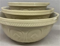 England stoneware stackable bowl set