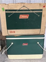 Vintage Coleman cooler w/ Original Box