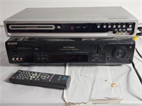 VCR to DVD recording set, Sony SLV998HF