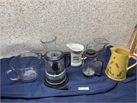 Kitchen Air Chopper, pitchers, measuring cup