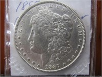 1887-P Silver Morgan Dollar High Grade MS63