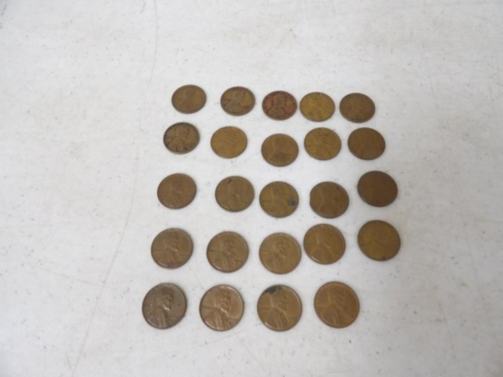 24-Wheat Pennies