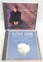 C12) 2 Elton John Music CDs Love Songs