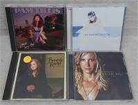 C12) 4 Country Music CDs Faith Hill Bonnie Raitt